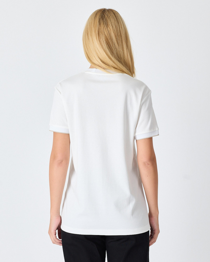 Unisex T-shirt with tone-on-tone embroidered logo | “I Wasn't Here” Collection