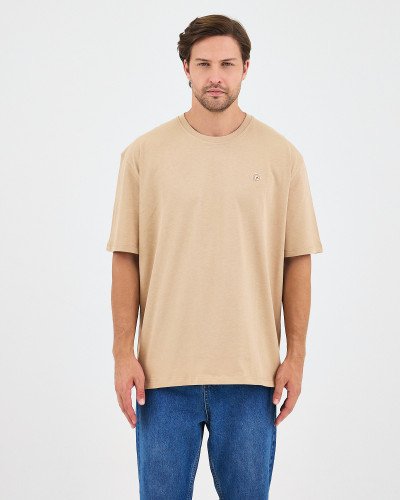 Unisex T-shirt with embroidered logo patch | “I AM A PATCH” Collection