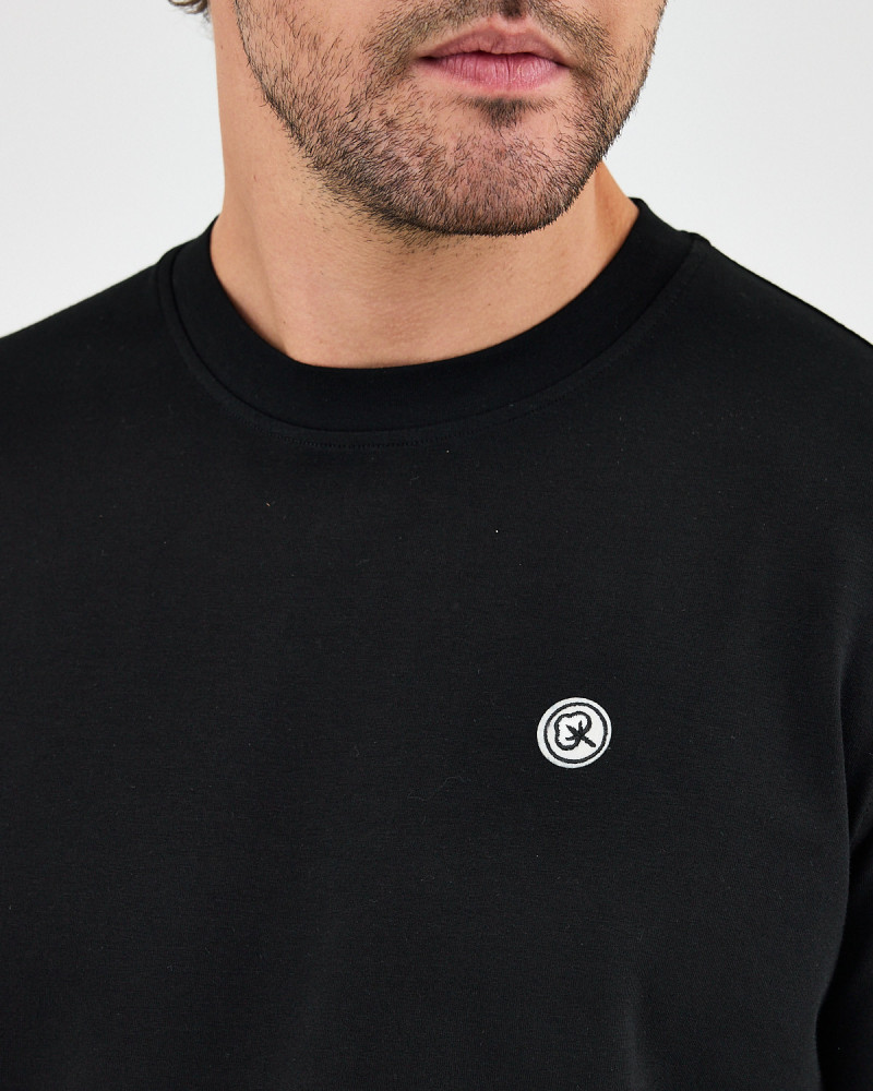 Unisex T-shirt with embroidered logo patch | “I AM A PATCH” Collection