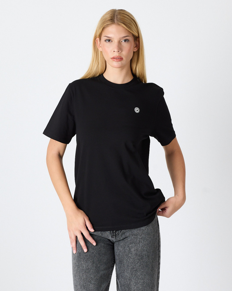 Unisex T-shirt with embroidered logo patch | “I AM A PATCH” Collection
