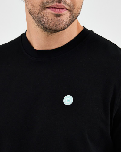 Unisex T-shirt with embroidered logo patch | “I AM A PATCH” Collection