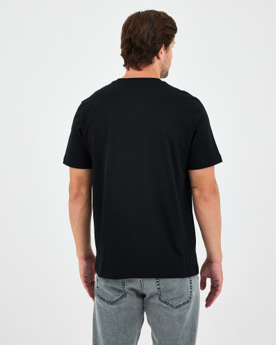 Unisex T-shirt with contrasting embroidered logo | “HERE I AM” Collection