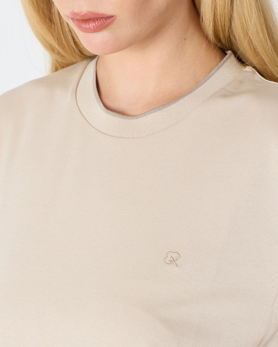 Camiseta Unisex con logo bordado al tono | Colección " I Wasn't here"