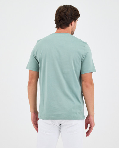 Unisex T-shirt with contrasting embroidered logo | “HERE I AM” Collection