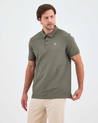 Polo Unisex con logo parche bordado | Colección "I AM A PATCH