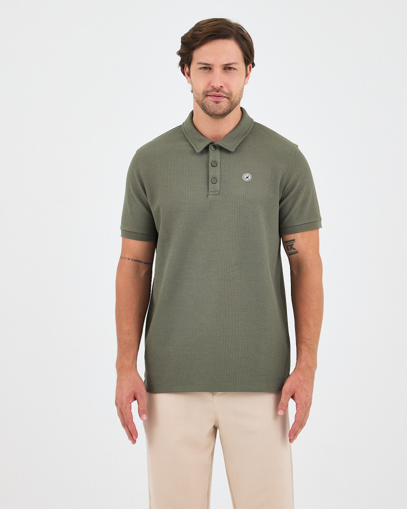 Polo Unisex con logo parche bordado | Colección "I AM A PATCH