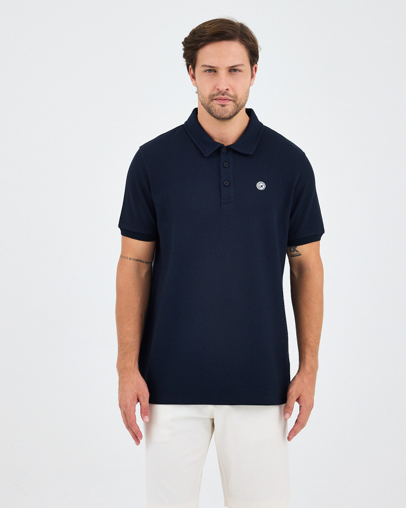 Polo Unisex con logo parche bordado | Colección "I AM A PATCH