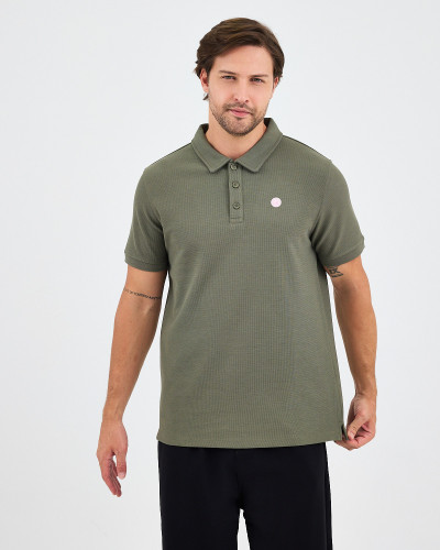 Polo Unisex con logo parche bordado | Colección "I AM A PATCH