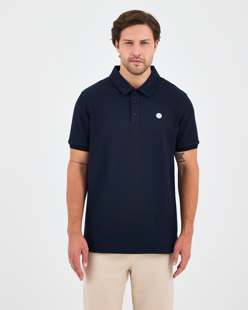 Polo Unisex con logo parche bordado | Colección "I AM A PATCH
