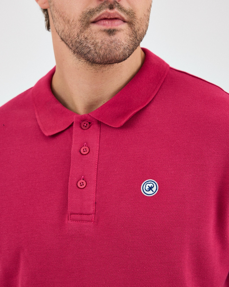 Polo Unisex con logo parche bordado | Colección "I AM A PATCH