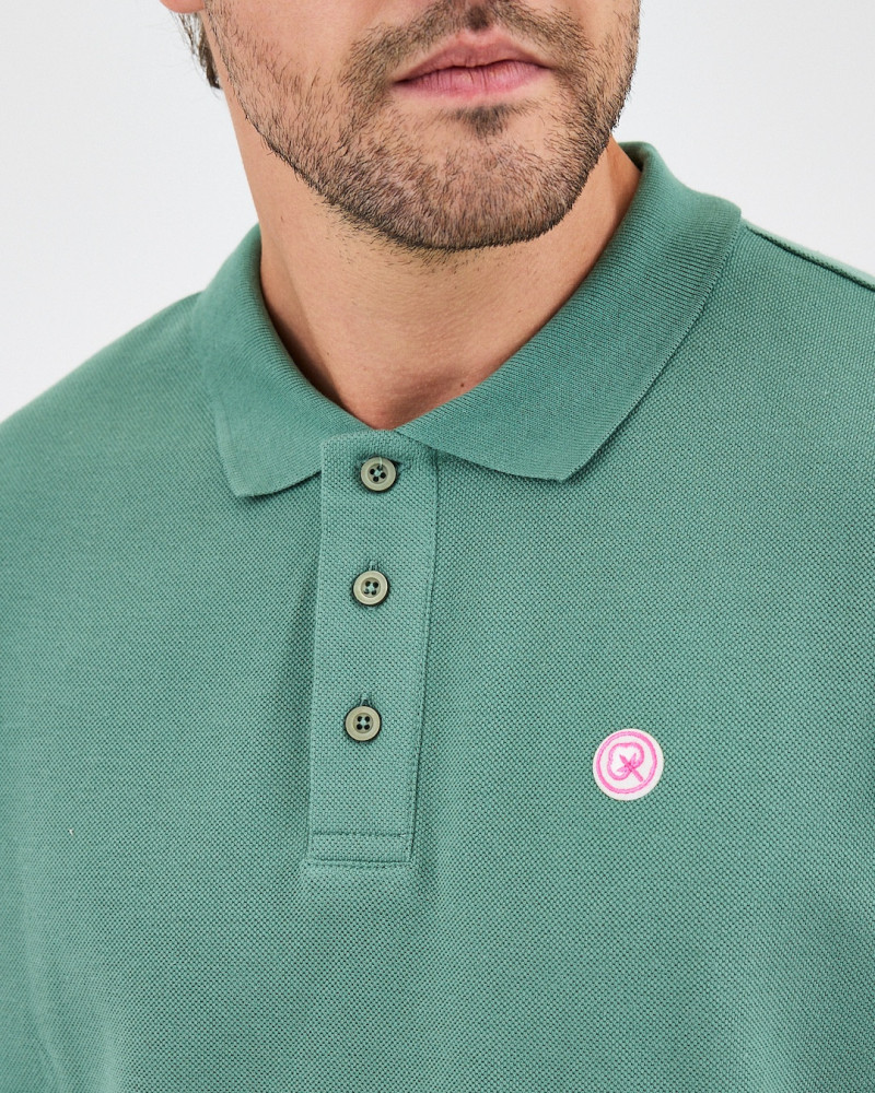Polo Unisex con logo parche bordado | Colección "I AM A PATCH