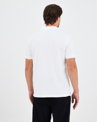 Unisex polo shirt with embroidered logo patch | "I AM A PATCH" collection