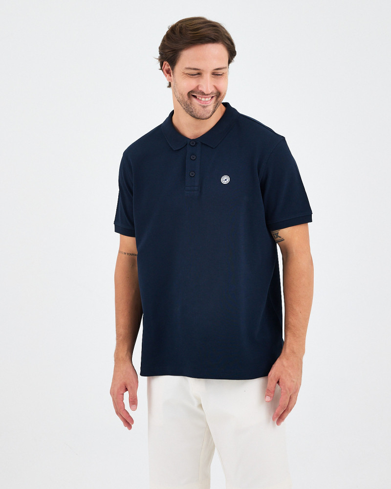 Polo Unisex con logo parche bordado | Colección "I AM A PATCH