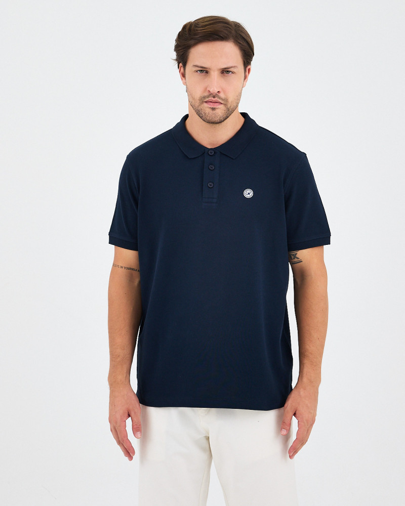 Polo Unisex con logo parche bordado | Colección "I AM A PATCH