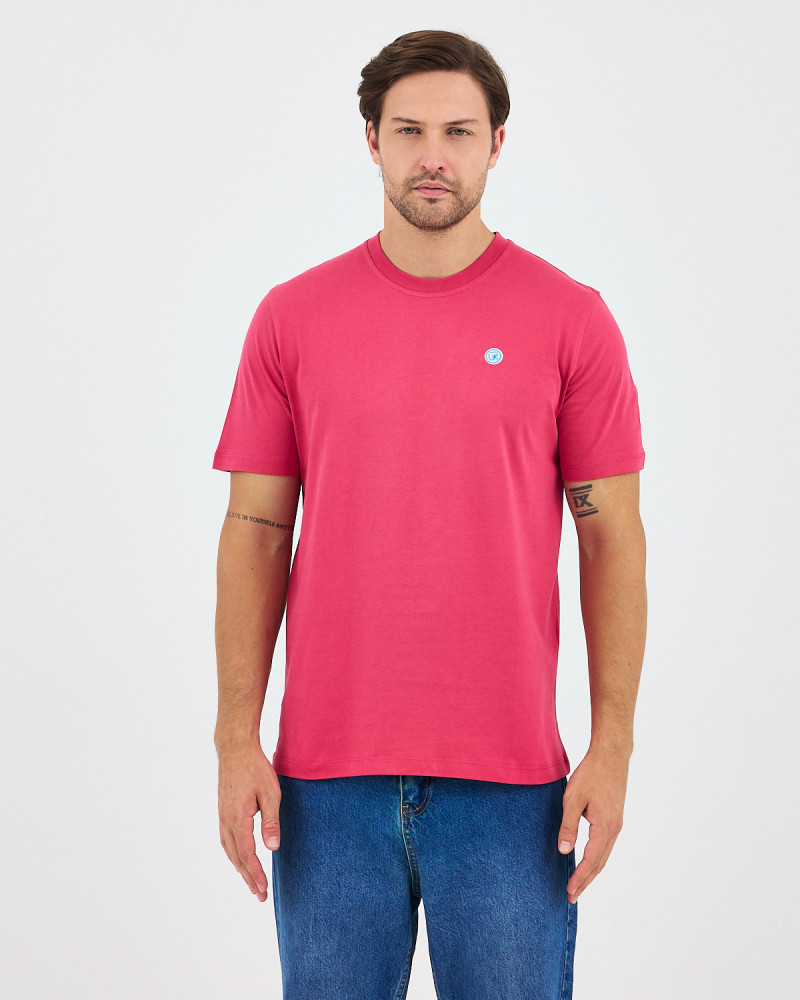 Unisex T-shirt with embroidered logo patch | “I AM A PATCH” Collection