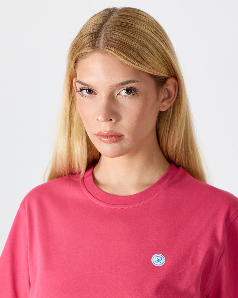 Unisex T-shirt with embroidered logo patch | “I AM A PATCH” Collection