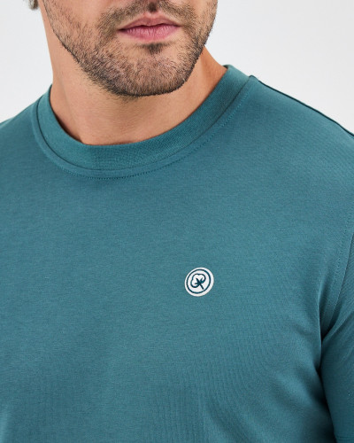 Unisex T-shirt with embroidered logo patch | “I AM A PATCH” Collection