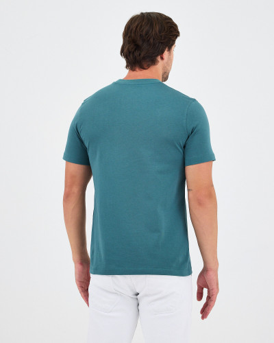 Unisex T-shirt with embroidered logo patch | “I AM A PATCH” Collection