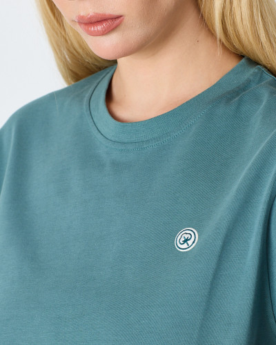 Unisex T-shirt with embroidered logo patch | “I AM A PATCH” Collection