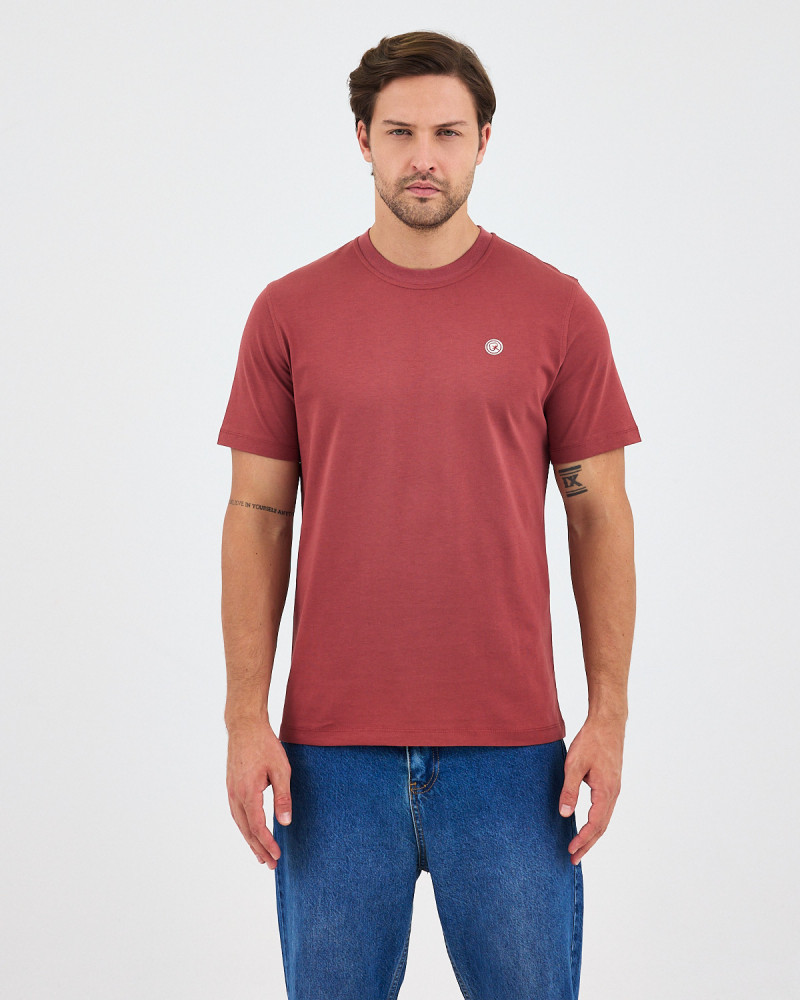 Unisex T-shirt with embroidered logo patch | “I AM A PATCH” Collection