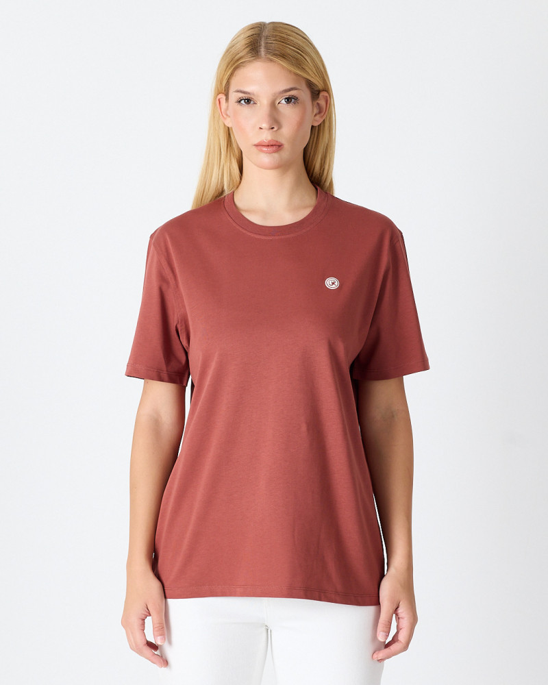 Unisex T-shirt with embroidered logo patch | “I AM A PATCH” Collection