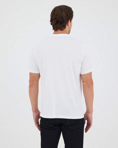 Unisex T-shirt with embroidered logo patch | “I AM A PATCH” Collection