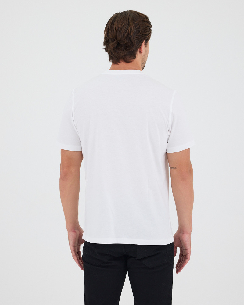 Unisex T-shirt with embroidered logo patch | “I AM A PATCH” Collection