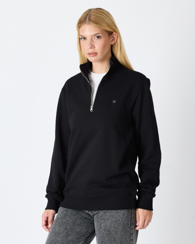 Sudadera Regular con logo bordado al tono | Colección " I Wasn't here"