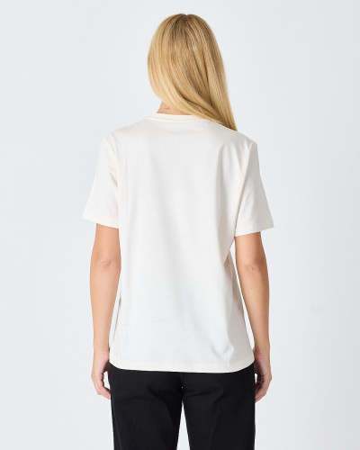 Unisex T-shirt with embroidered logo patch | “I AM A PATCH” Collection