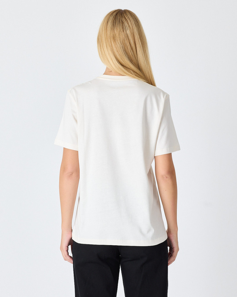 Unisex T-shirt with embroidered logo patch | “I AM A PATCH” Collection