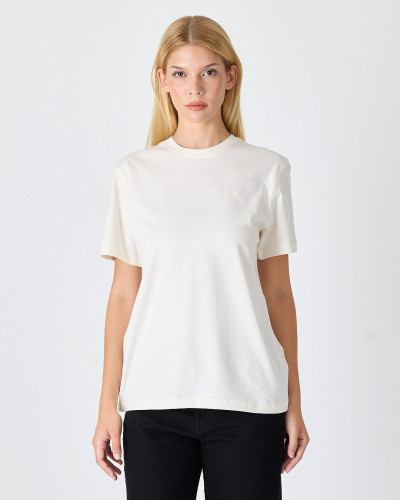 Unisex T-shirt with embroidered logo patch | “I AM A PATCH” Collection