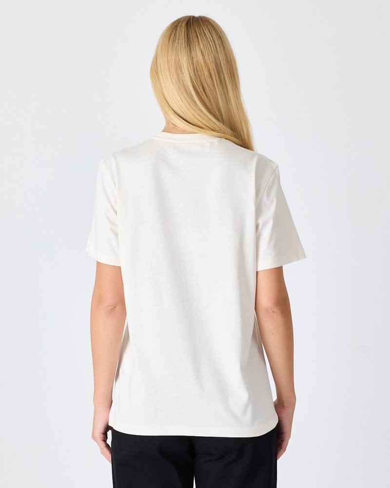 Unisex T-shirt with embroidered logo patch | “I AM A PATCH” Collection