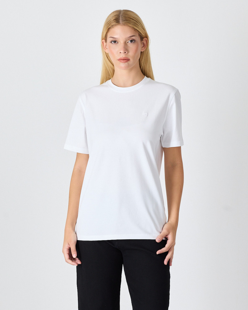 Unisex T-shirt with tone-on-tone embroidered logo | “I Wasn't Here” Collection