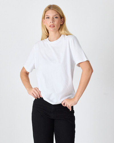 Unisex T-shirt with tone-on-tone embroidered logo | “I Wasn't Here” Collection