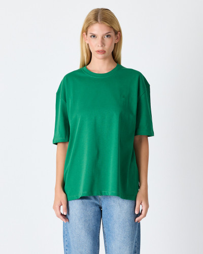 Unisex T-shirt with tone-on-tone embroidered logo | “I Wasn't Here” Collection