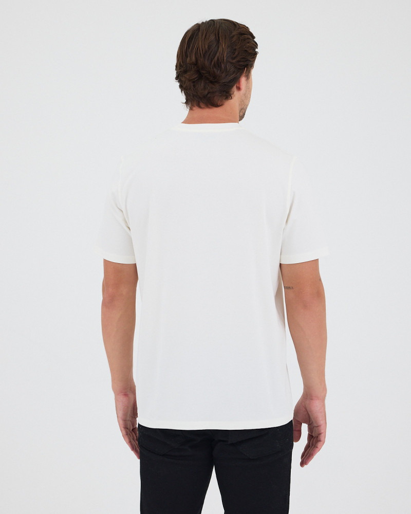 Unisex T-shirt with embroidered logo patch | “I AM A PATCH” Collection