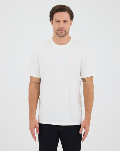 Unisex T-shirt with embroidered logo patch | “I AM A PATCH” Collection