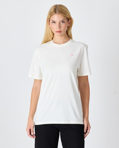 Unisex T-shirt with embroidered logo patch | “I AM A PATCH” Collection