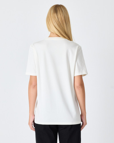 Unisex T-shirt with embroidered logo patch | “I AM A PATCH” Collection