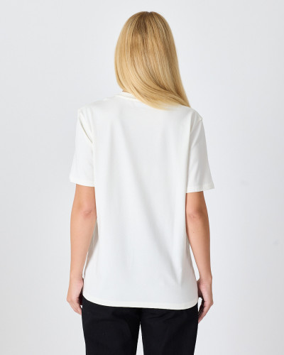 Unisex T-shirt with tone-on-tone embroidered logo | “I Wasn't Here” Collection