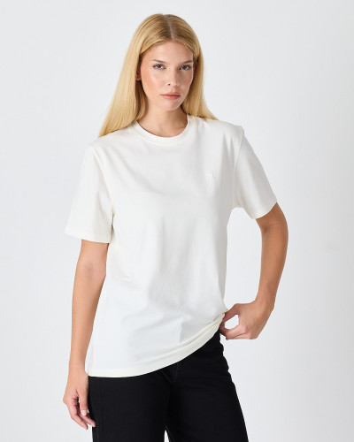 Unisex T-shirt with tone-on-tone embroidered logo | “I Wasn't Here” Collection