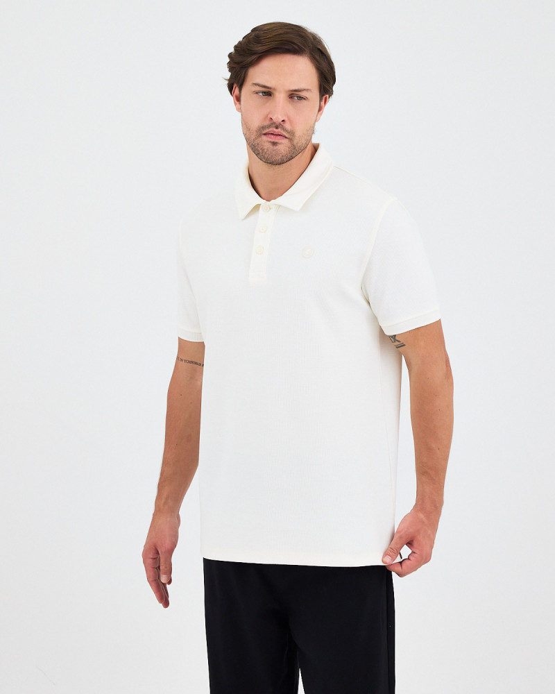 Polo Unisex con logo parche bordado | Colección "I AM A PATCH