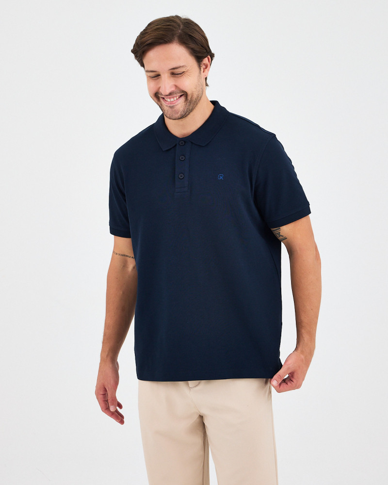 Polo Unisex con logo bordado al tono | Colección " I Wasn't here"