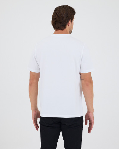 Unisex T-shirt with embroidered logo patch | “I AM A PATCH” Collection