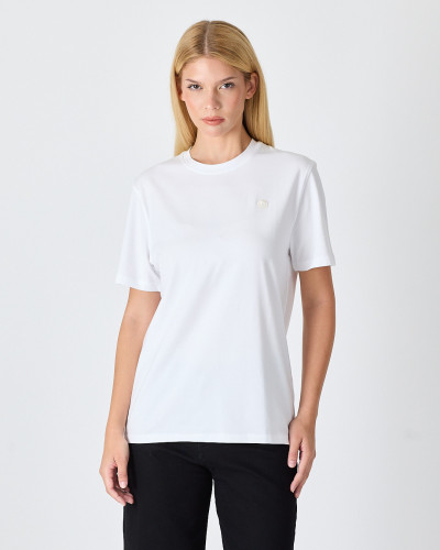 Unisex T-shirt with embroidered logo patch | “I AM A PATCH” Collection