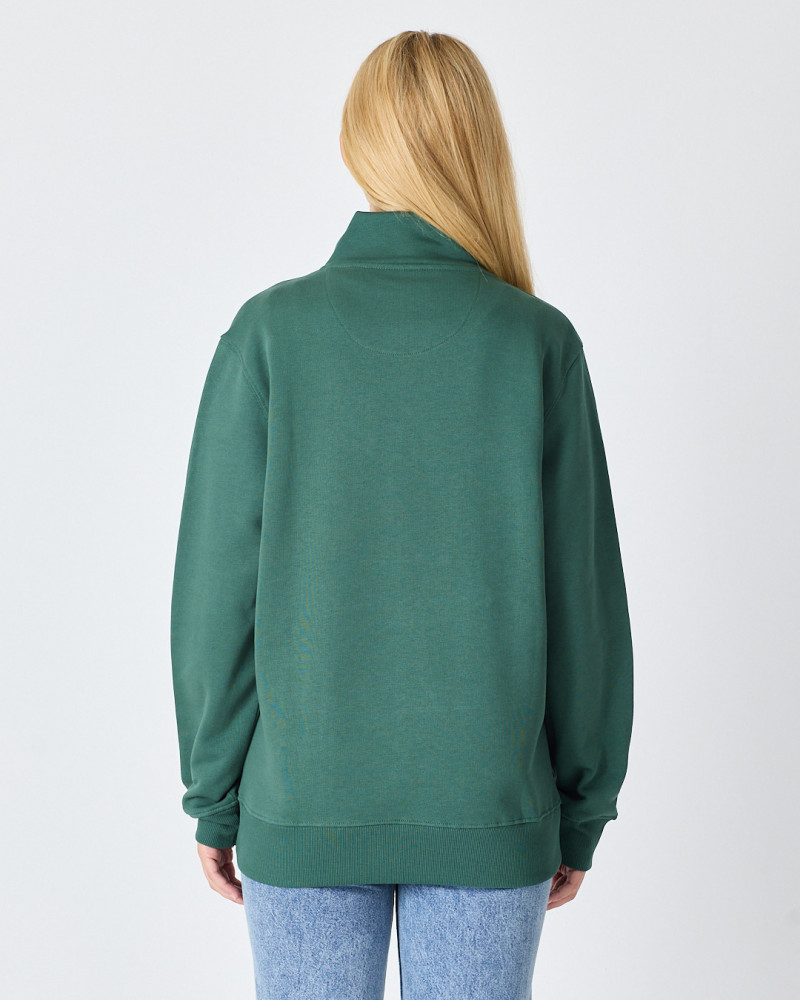Regular-fit sweatshirt with matching embroidered logo | "I Wasn't Here" Collection