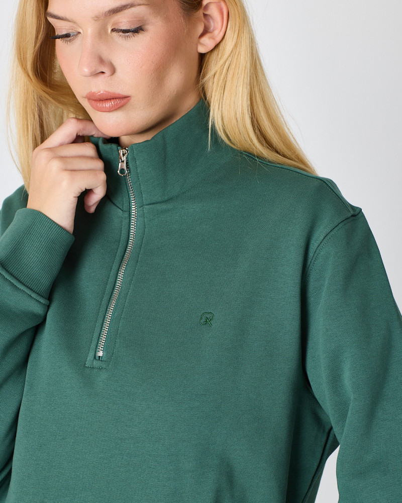 Sudadera Regular con logo bordado al tono | Colección " I Wasn't here"