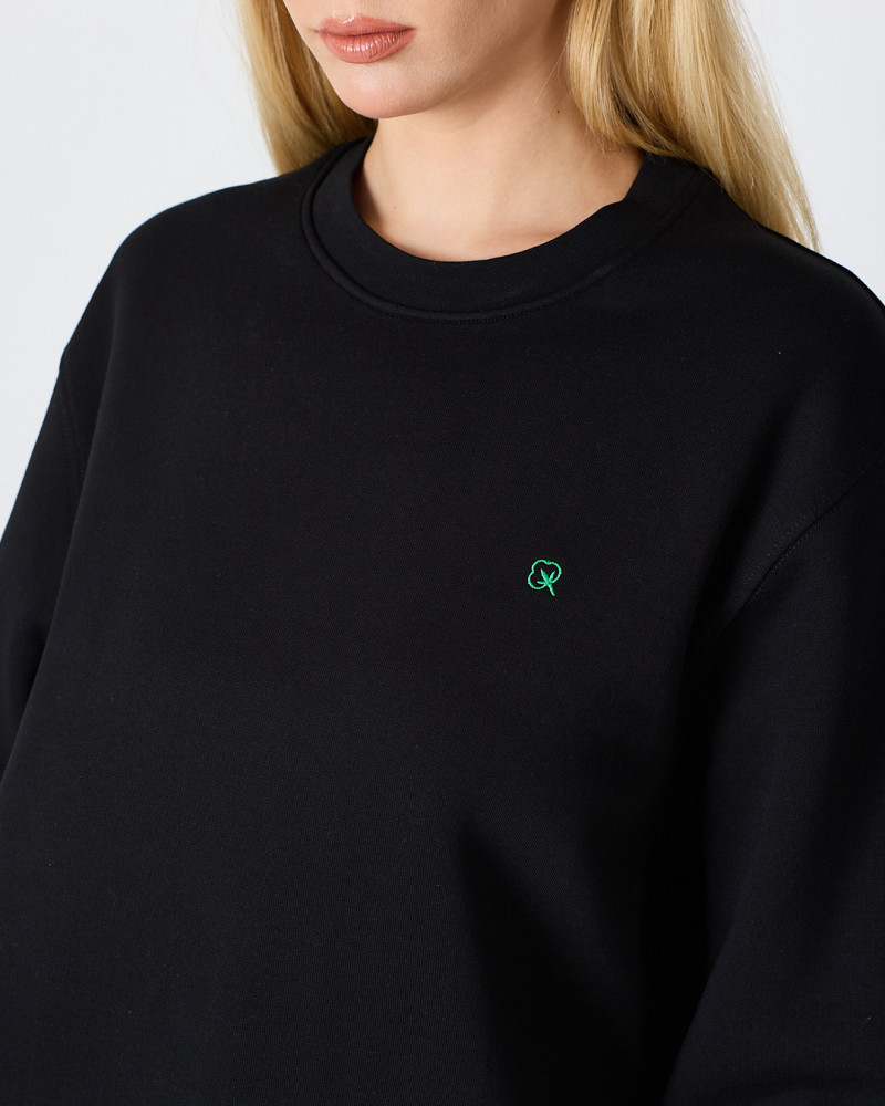 Sudadera Unisex con logo bordado contraste | Colección "HERE I AM"