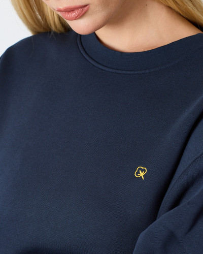 Sudadera Unisex con logo bordado contraste | Colección "HERE I AM"