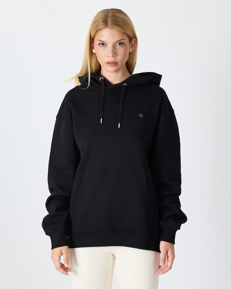 Sudadera Oversize con logo bordado contraste | Colección "HERE I AM"
